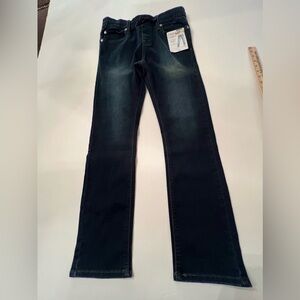LEVI STRAUSS SIGNATURE GOLD BOYS 16 REG “SLIM” PULL ON JEANS. DARK INDIGO